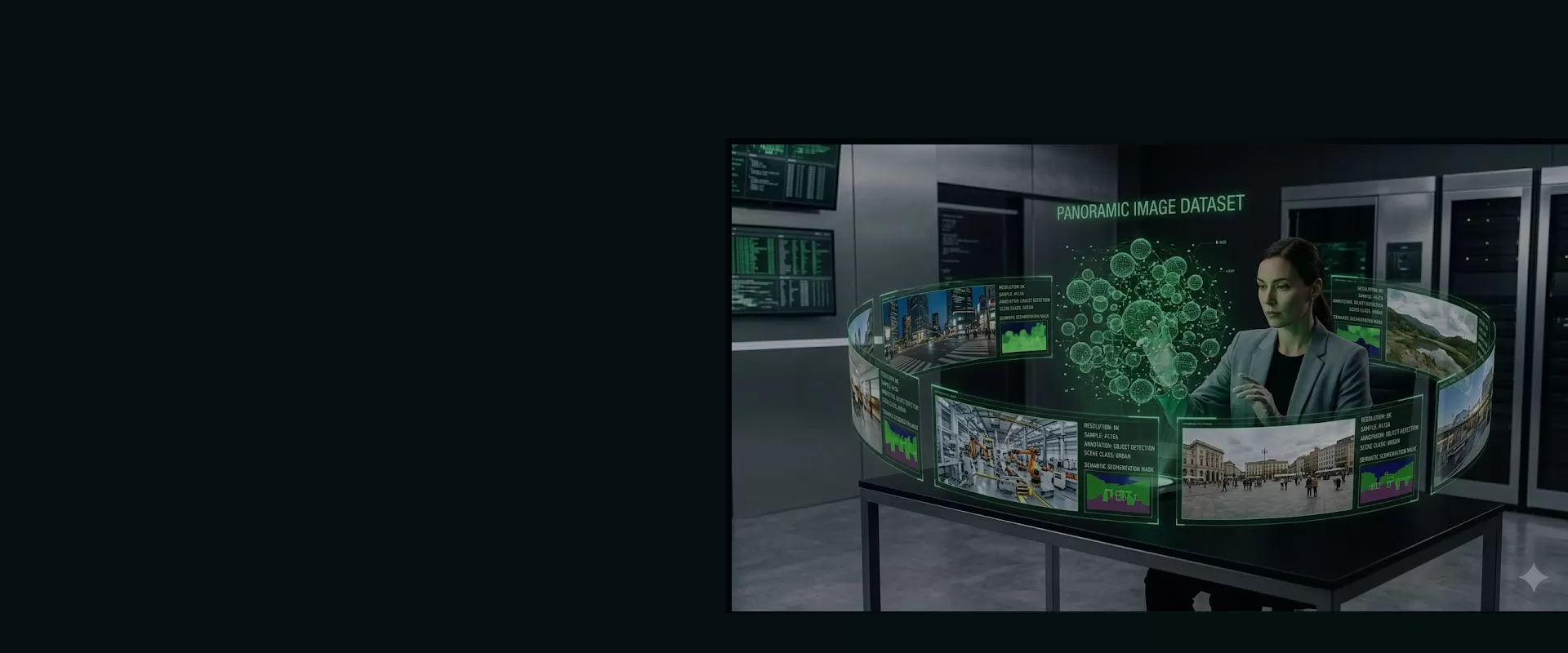360-degree Panoramic Image Datasets for AI Training